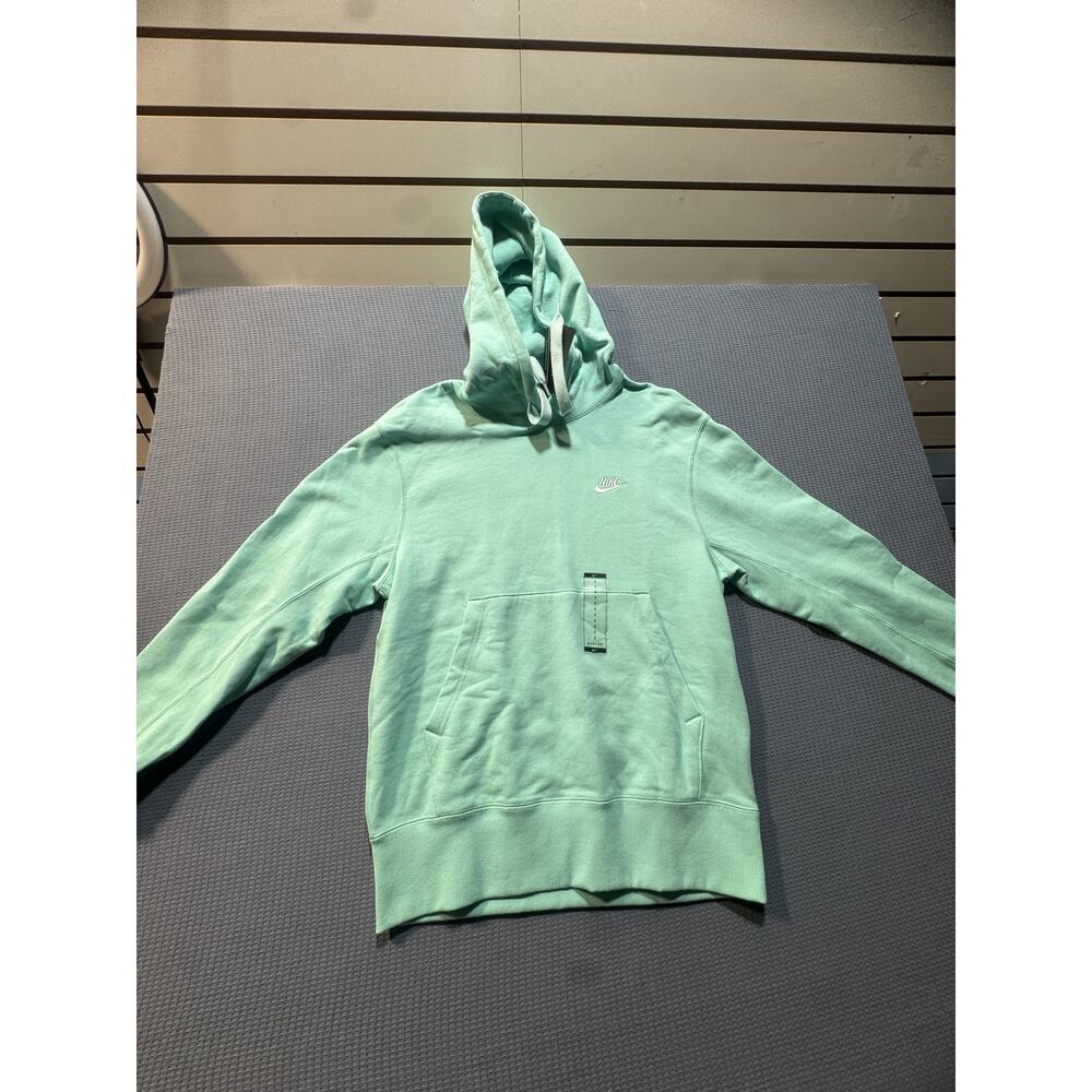 NIKE STANDARD FIT Men Green Hoodie Sz S Brand New‎